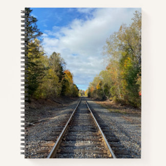Maine Eisenbahnschienen Journal Notizblock