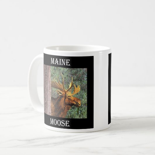 Maine-Elche Kaffeetasse (Vorderseite Links)