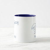 Maine - Eleganter Blue Lobster - Custom Tasse (Zentrum)