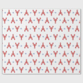 Maine Event Lobster Preppy Seaside Coastes Geschenkpapier (Flach)