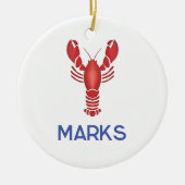Maine Event Lobsterfest New England Gastgeschenk H Keramik Ornament (Vorne)