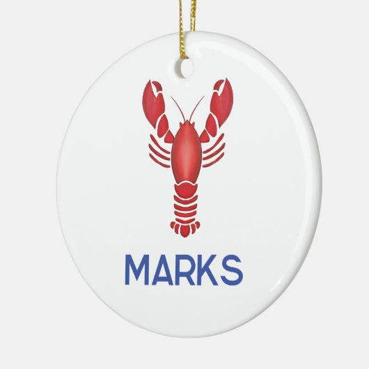 Maine Event Lobsterfest New England Gastgeschenk H Keramik Ornament (Links)