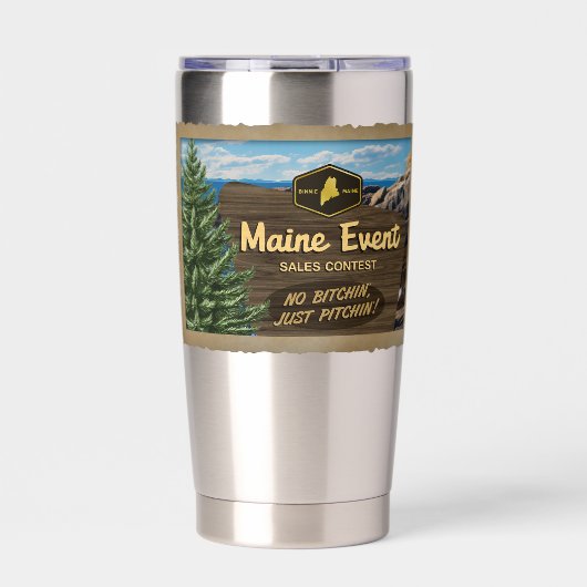 Maine Event Sales Contest Tumbler Thermobecher (Vorderseite)