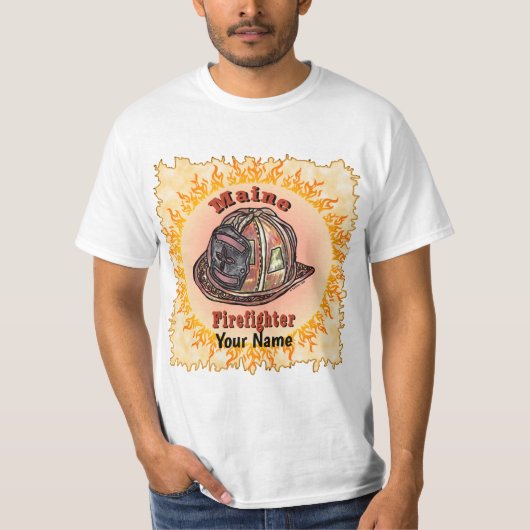 Maine Firefighter-T - Shirt (Vorderseite)
