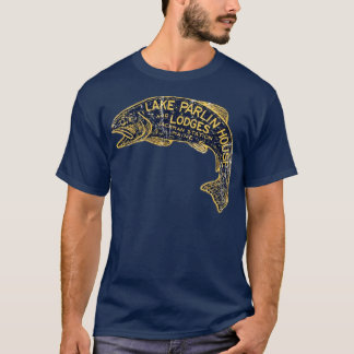 Maine Fishing T - Shirt - Lake Parlin Lodge Jackma