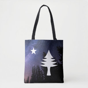 Maine Flag 1901 - Starry Night Edition Tasche