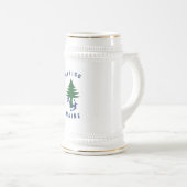 MAINE FLAG BIERGLAS (VorderseiteRechts)