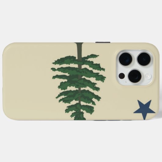 Maine Flag Case-Mate iPhone Hülle (Rückseite (Horizontal))