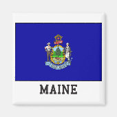 Maine Flag Magnet (Vorne)