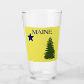 Maine-Flagge(1901) Glas (Vorderseite)