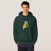 Maine-Flagge 1901 Hoodie (Vorne ganz)
