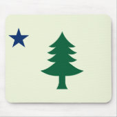 Maine-Flagge 1901 Mousepad (Vorne)