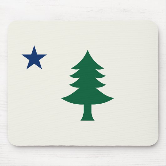 Maine-Flagge 1901 Mousepad (Vorne)