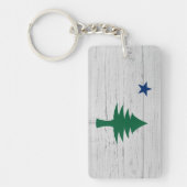 Maine-Flagge 1901 Schlüsselanhänger (Vorderseite)