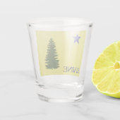 Maine-Flagge(1901) Schnapsglas (Rückseite)
