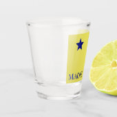 Maine-Flagge(1901) Schnapsglas (Links)