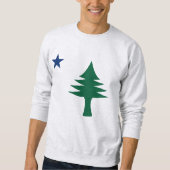 Maine-Flagge 1901 Sweatshirt (Vorderseite)