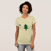 Maine-Flagge 1901 T-Shirt (Vorne ganz)
