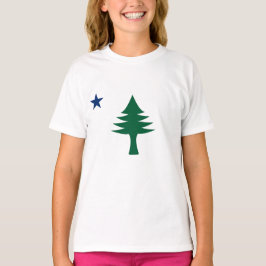 Maine-Flagge 1901 T-Shirt