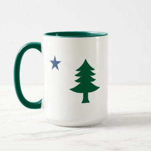 Maine-Flagge 1901 Tasse