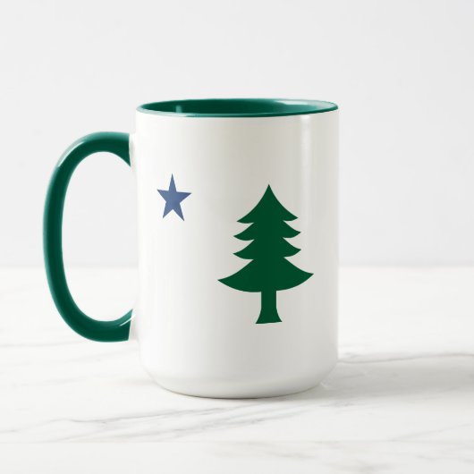 Maine-Flagge 1901 Tasse (Links)