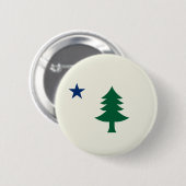 Maine-Flaggen-Button 1901 Button (Vorne & Hinten)