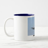 Maine-Flugzeuge Zweifarbige Tasse (Links)
