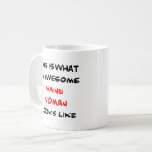 Maine-Frau, großartig Kaffeetasse (Vorderseite Links)