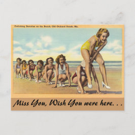 Maine, Frolcking Beauties Postkarte