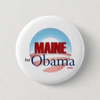 Maine für Obama Button