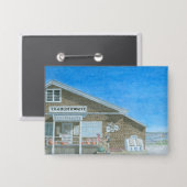 Maine General Store Aquarell Button (Vorderseite/Rückseite)