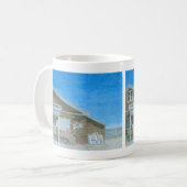 Maine General Store Aquarell Kaffeetasse (Vorderseite Links)