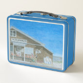 Maine General Store Aquarell Metall Brotdose (Rückseite)