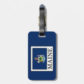 Maine Gepäckanhänger (Rückseite vertikal)