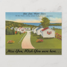 Maine, Glen Cove Motor Court, Camden Postkarte