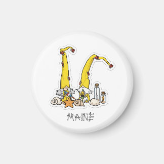 Maine-Gnome Magnet