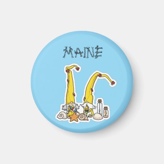 Maine Gnome Willkommen Zuhause Magnet (Vorne)