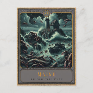 Maine Gothic Art Postkarte
