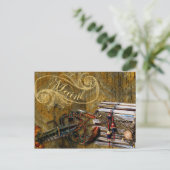 Maine-Grunge-Hummer Postkarte (Stehend Vorderseite)