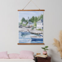 Maine Harbour New Jersey Wasserfarben Kunst