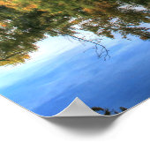 Maine Herbstfallen Foliage See Reflektionen Poster (Ecke)
