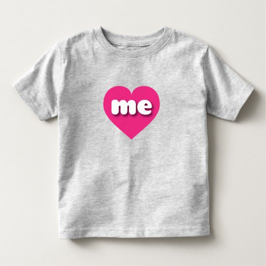 Maine-Hot-Pink-Herz - Ich Liebe mich Kleinkind T-shirt (Vorderseite)