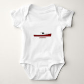 Maine-Hummer-Boot Baby Strampler (Vorderseite)