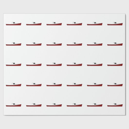 Maine-Hummer-Boot Geschenkpapier (Flach)