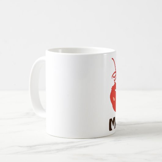 Maine-Hummer Kaffeetasse (Vorderseite Links)