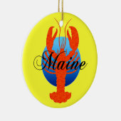 Maine-Hummer Keramikornament (Rechts)