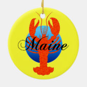 Maine-Hummer Keramikornament (Hinten)