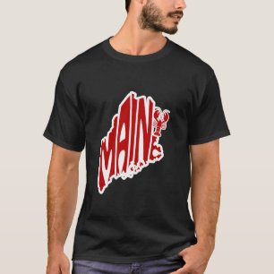 Maine-Hummer-Klassiker Küsten-Vibes T-Shirt