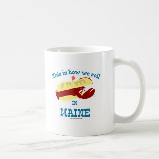Maine-Hummer-Rolle Kaffeetasse (Rechts)