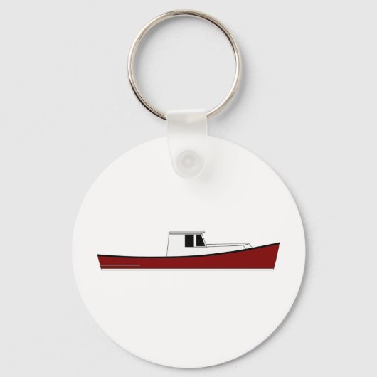 Maine Humster Boat Schlüsselanhänger (Vorderseite)